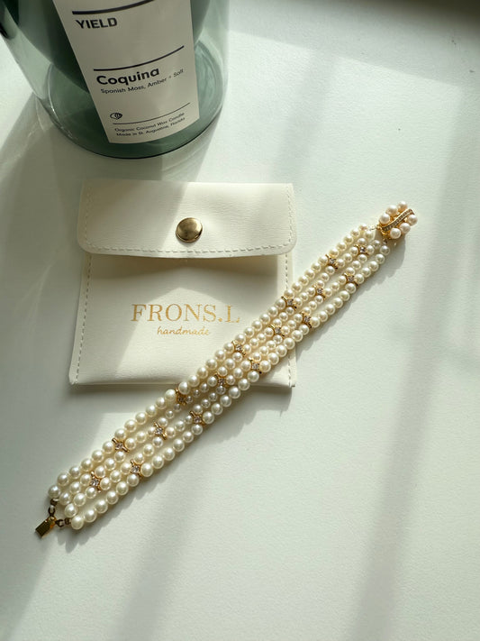 French retro heavy Pearl Bracelet