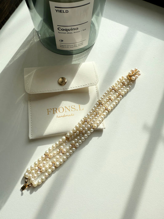 French retro heavy Pearl Bracelet