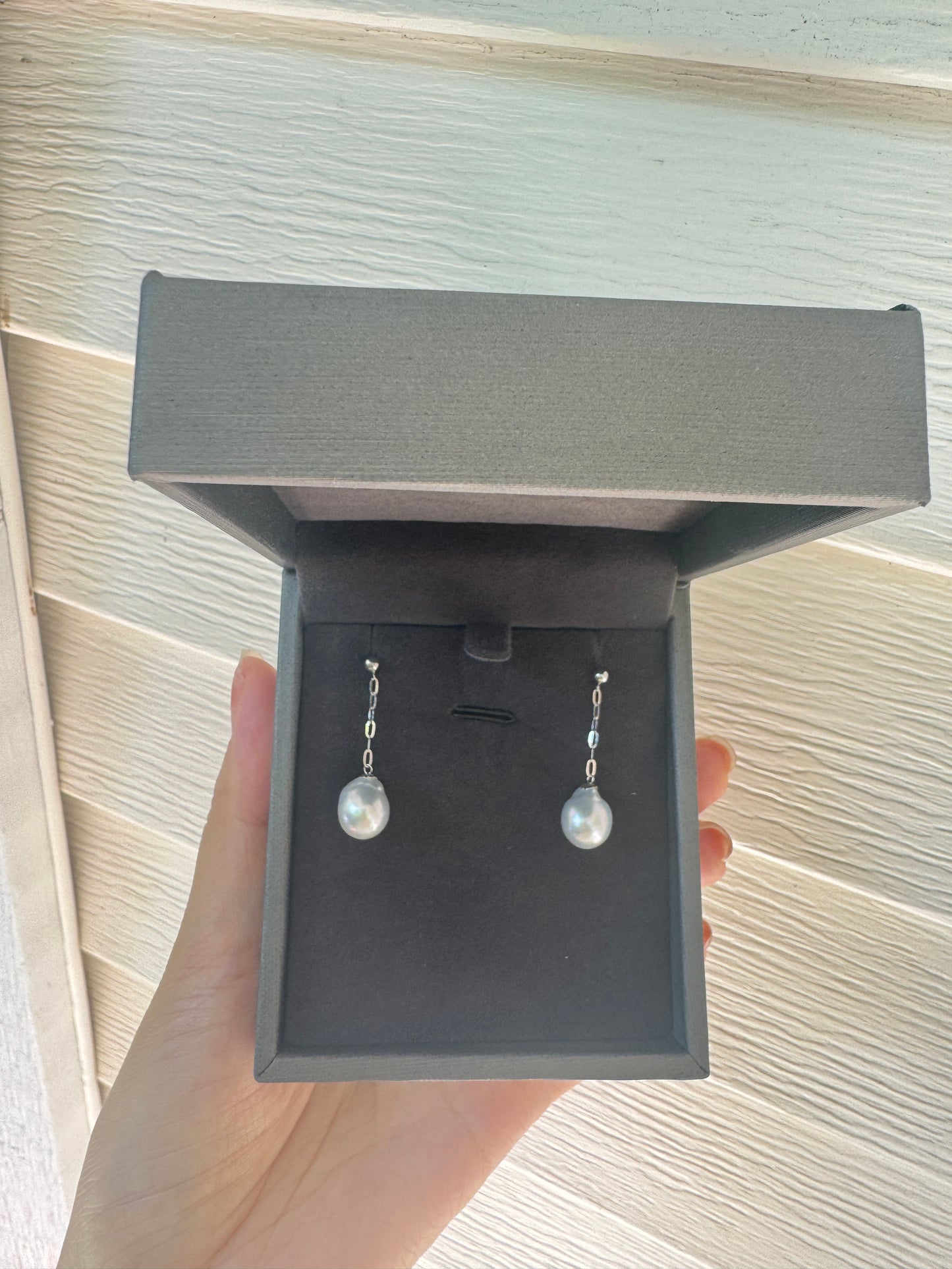 white south sea Pearl earrings