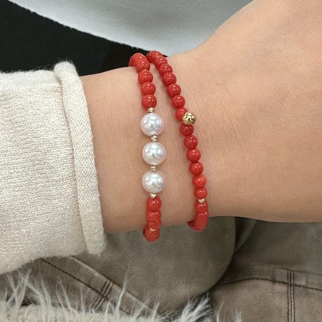 Red Coral  Bracelet