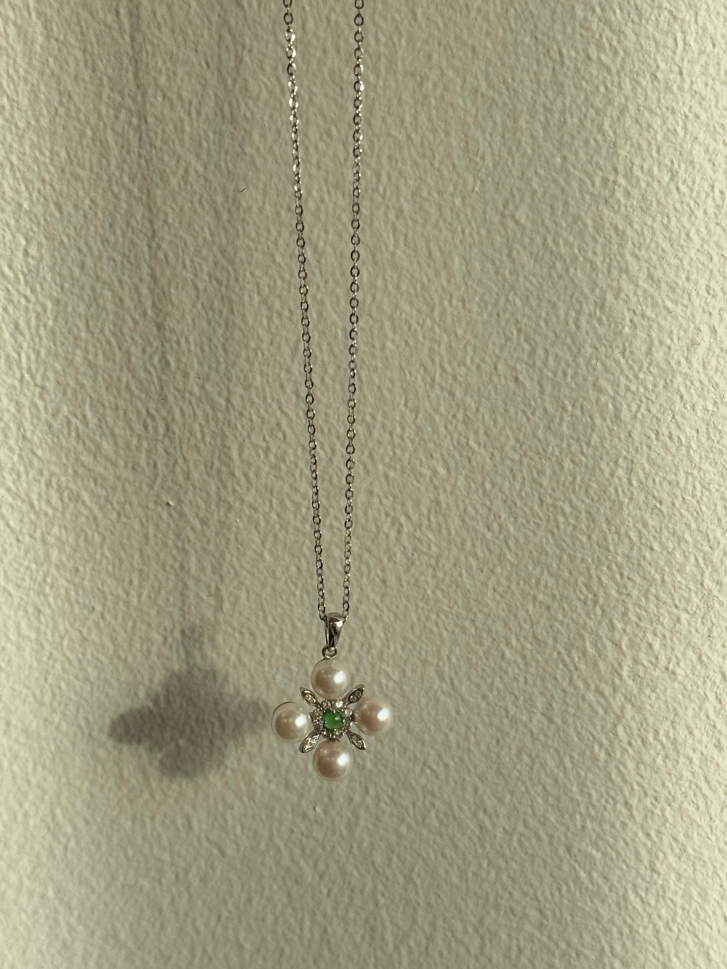 Jadeite Japanese Sea pearl Pendant