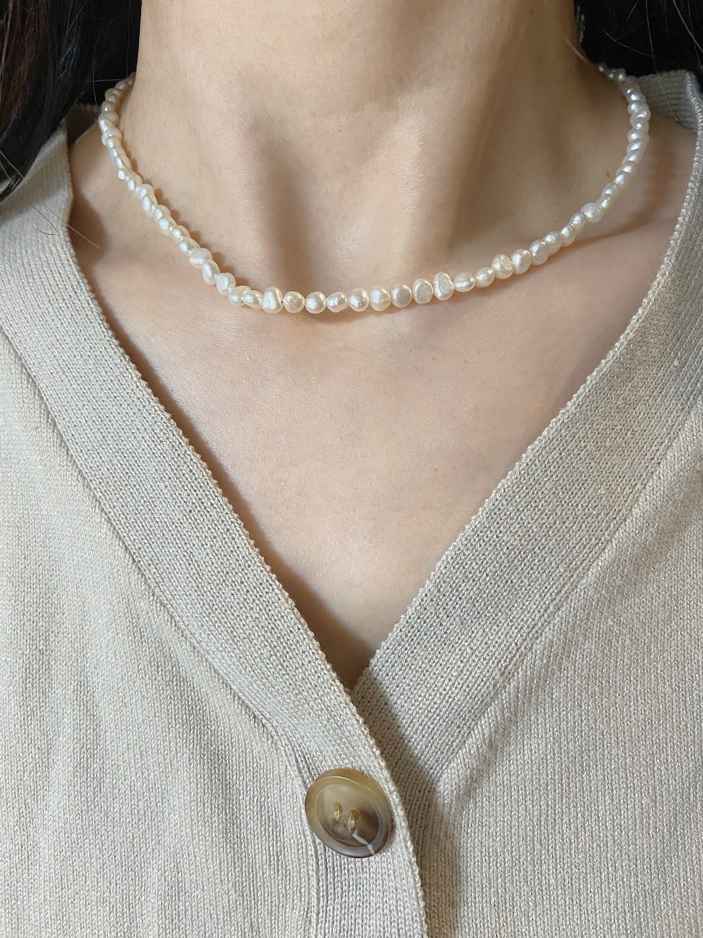 Multipurpose pearl necklace