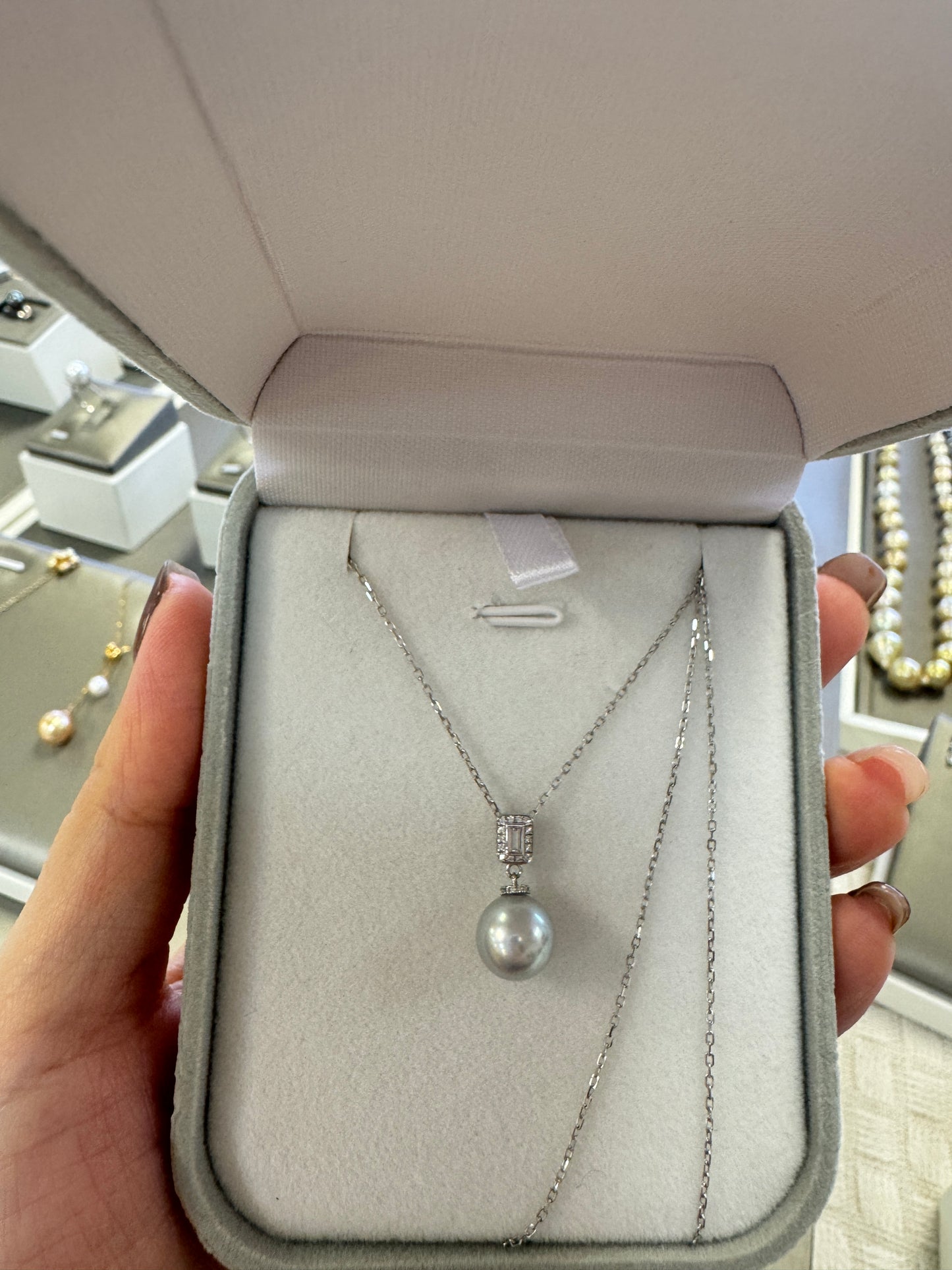 方糖真多麻Sea Pearl akoya pendant