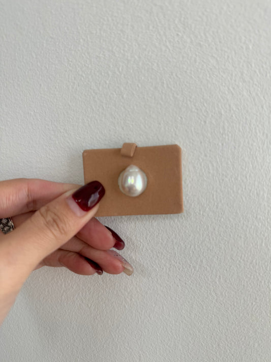 White south Sea Pearl，Single Drop 11.8✖️15.3mm GEM Lustre Paspaley