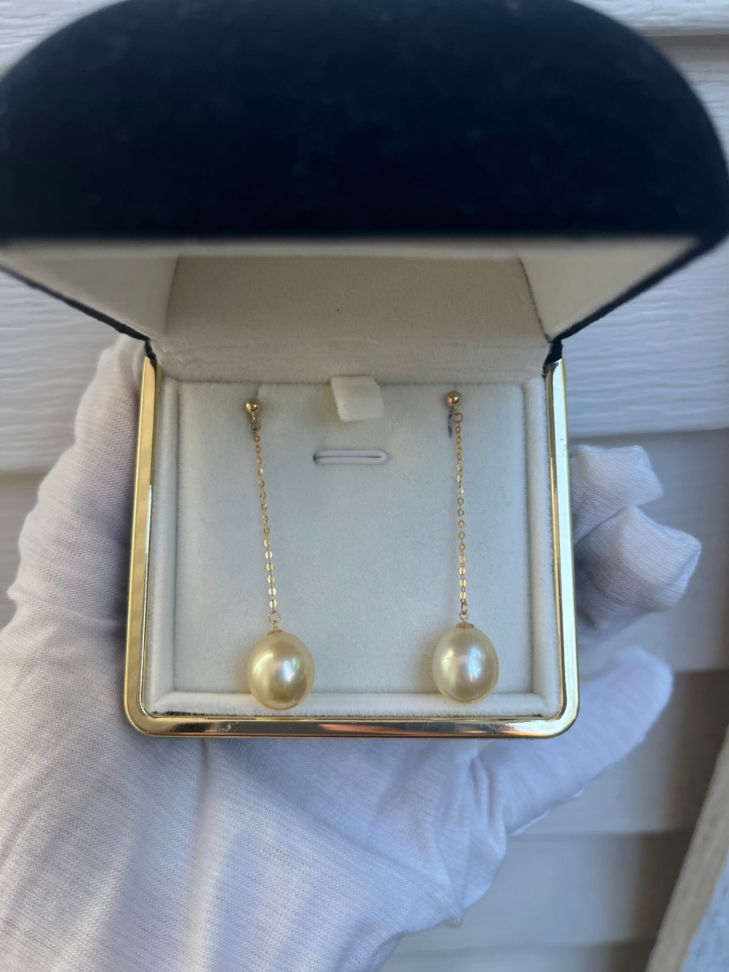 South Sea Gold Pearl Earrings