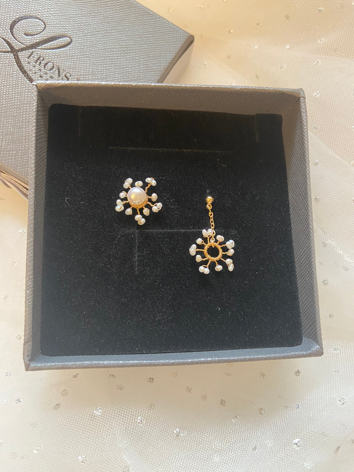 Fireworks pearl Earrings