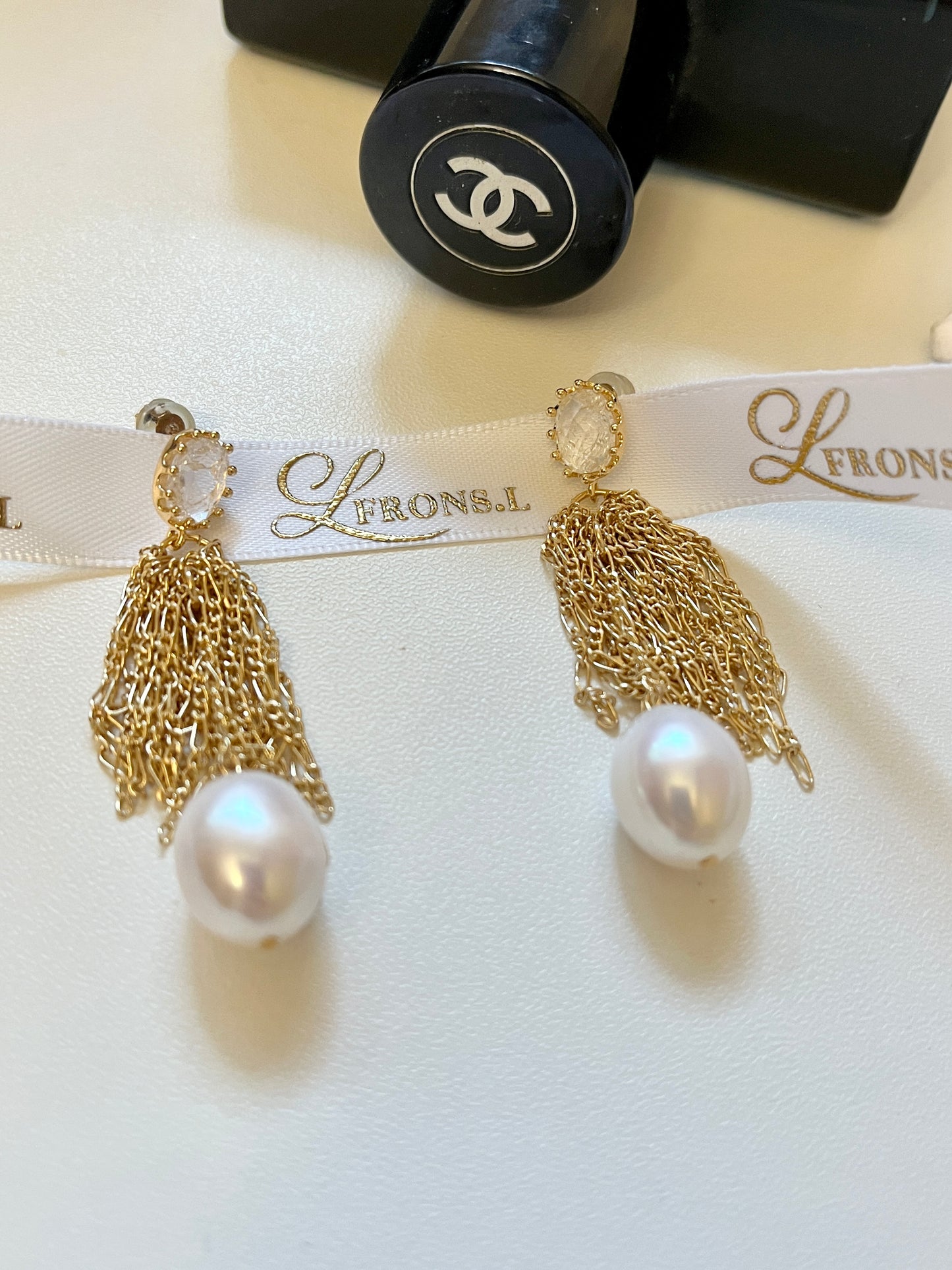 Waterfall Pearl Earrings