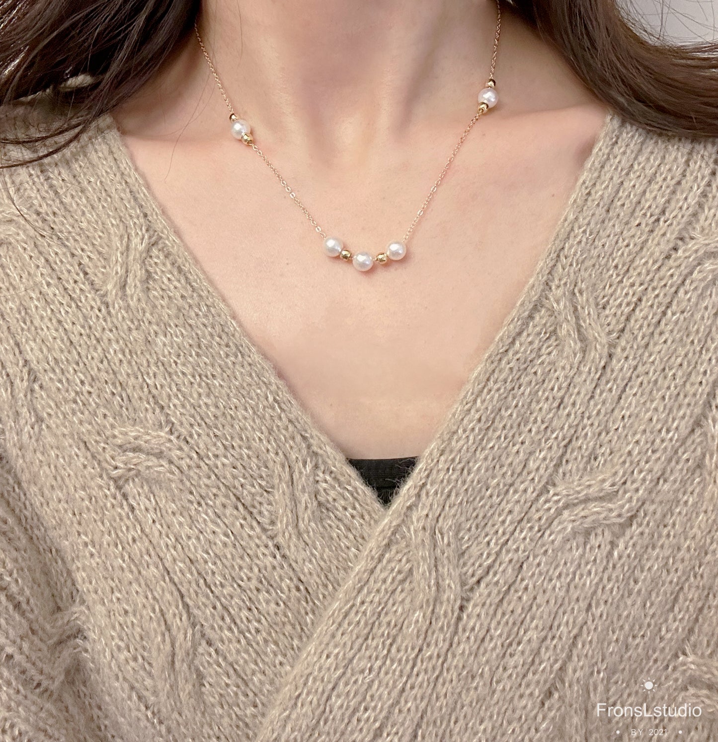 Smile pearl Necklace