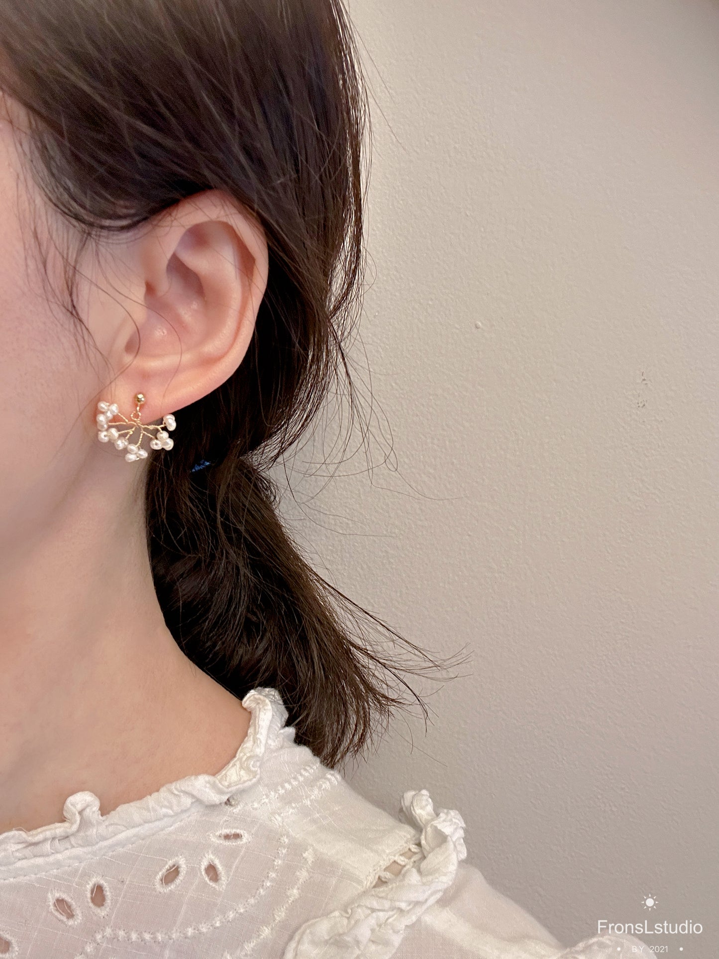 Fireworks pearl Earrings