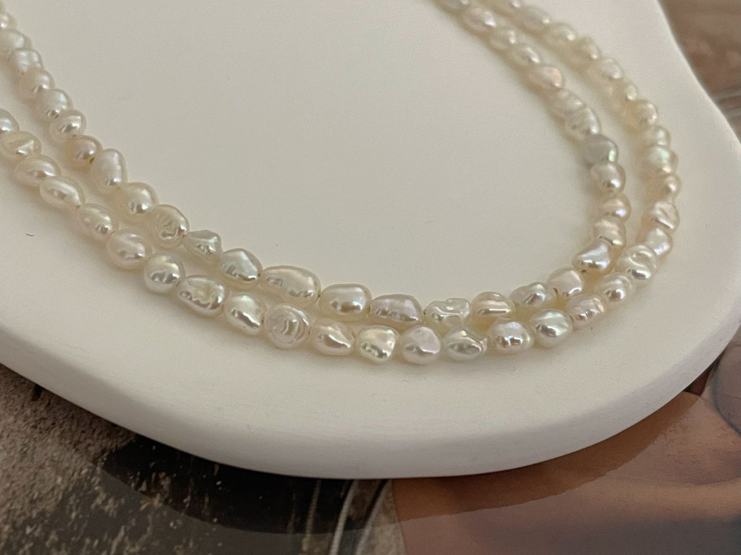 Freshwater Keshi Pearl Necklace