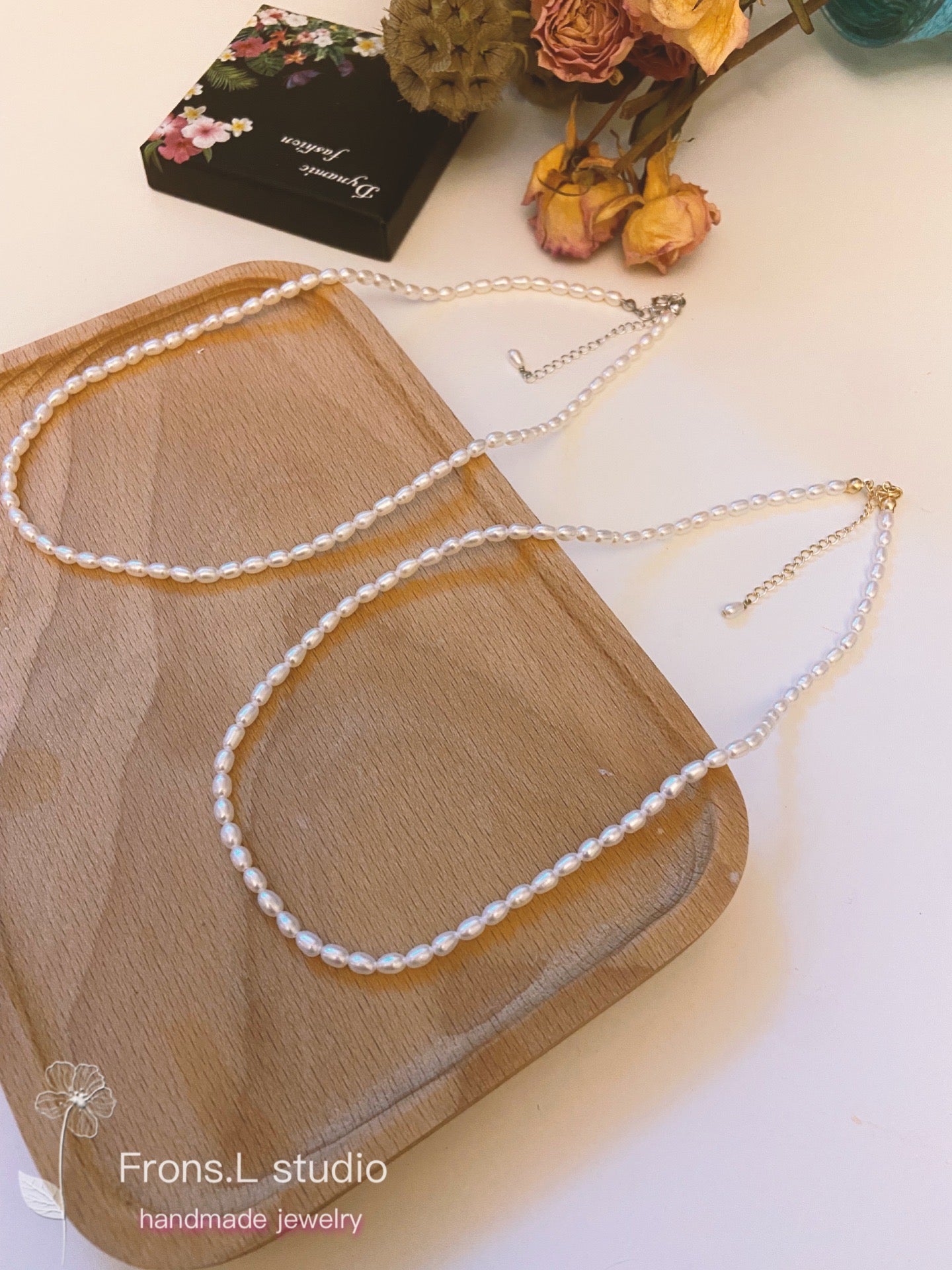 Kaiya Rice Pearl Necklace