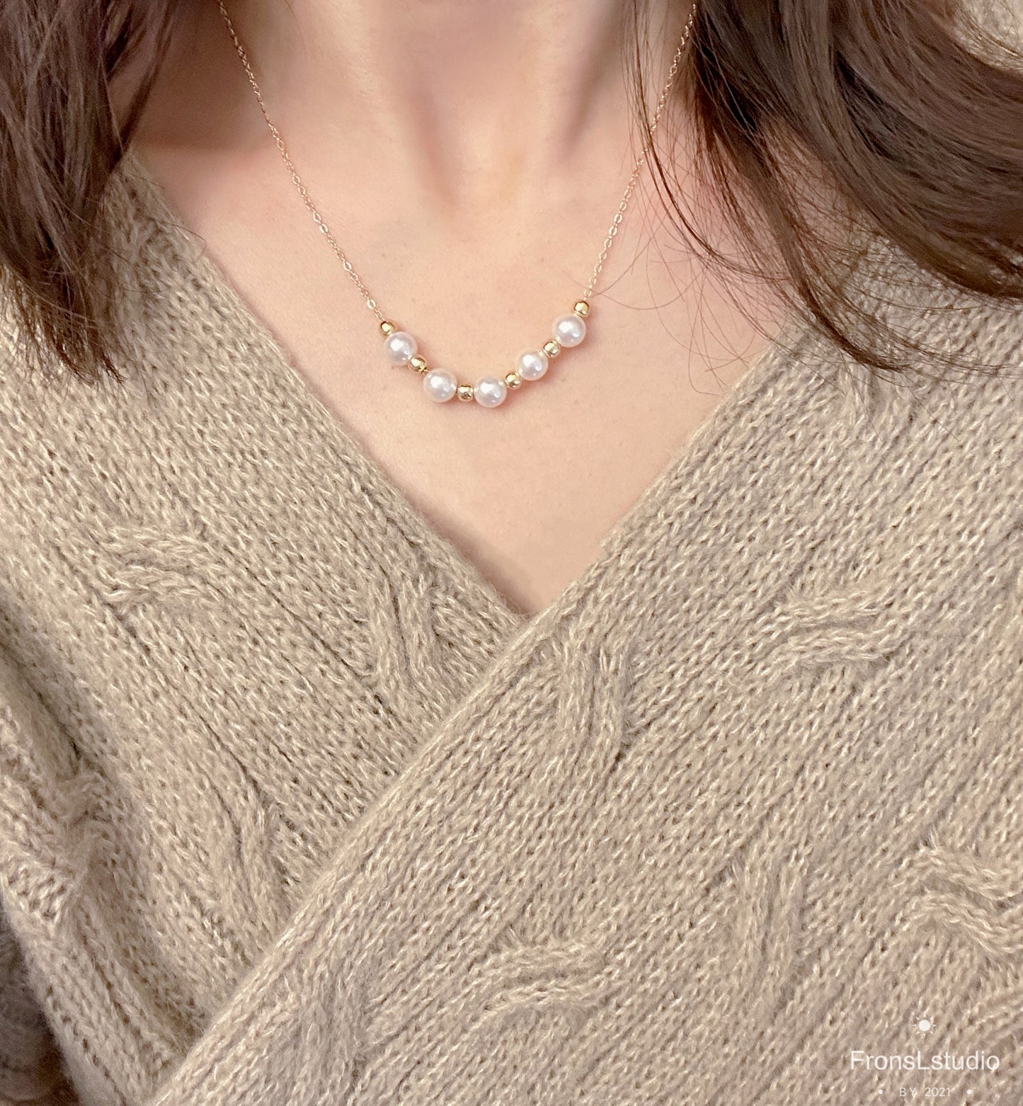 Smile pearl Necklace