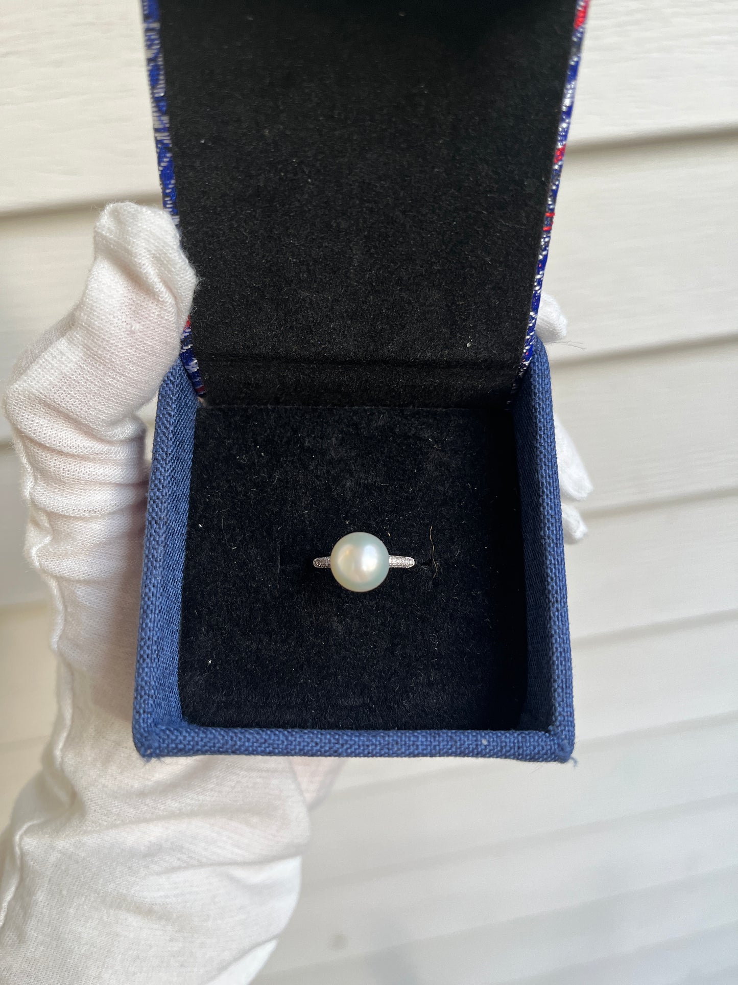 Orphan Diamond South White Sea Pearl Ringban